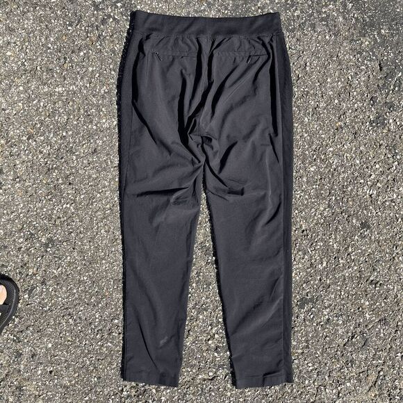 Athleta Black Tapered Jogger Pants with Zippered Pocket - Size 4 - Picture 2 of 7